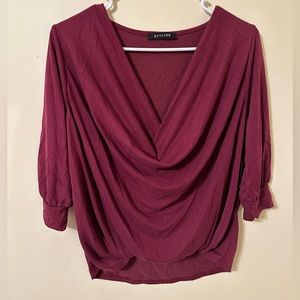 Stylive burgundy top size S